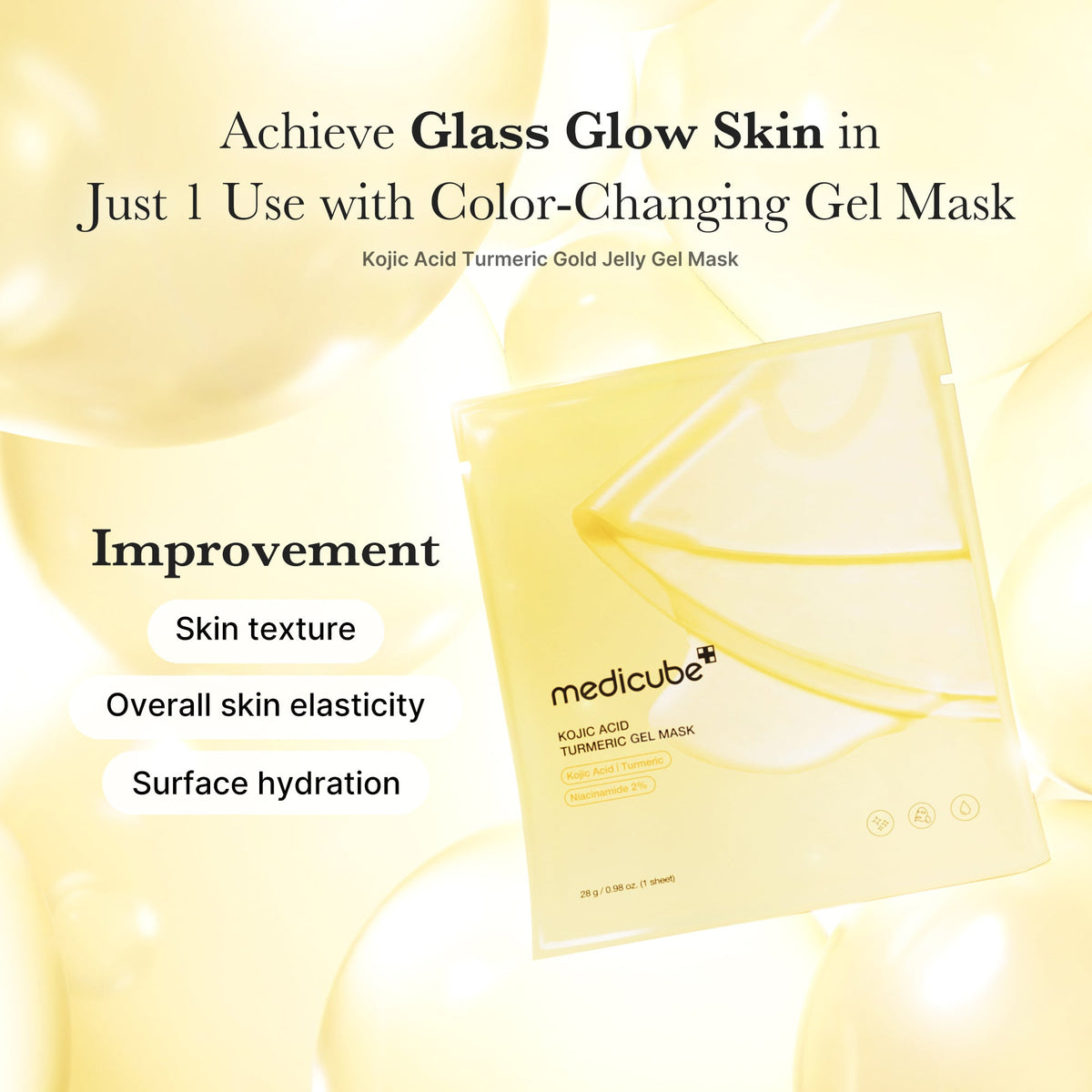 Kojic Acid Turmeric Gold Jelly Gel Mask