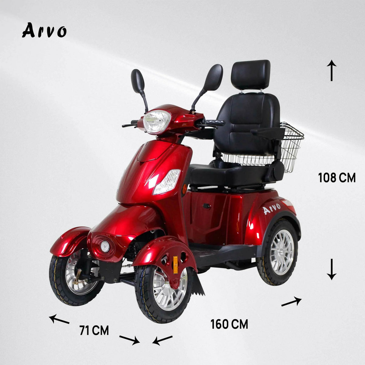 Arvo Seniorenmobil P400 Rot
