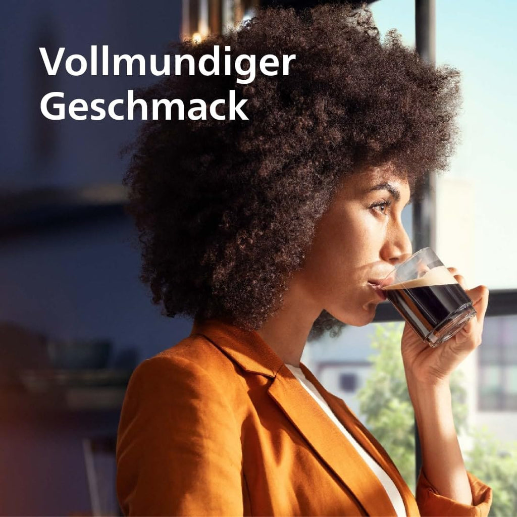 Philips Serie 5400 Kaffeevollautomat - Genießen Sie 12 Getränke, schnell reinigendes LatteGo, intuitives TFT-Display, anpassbare Kaffeeeinstellungen, erstklassiges Küchendesign (EP5441/50)