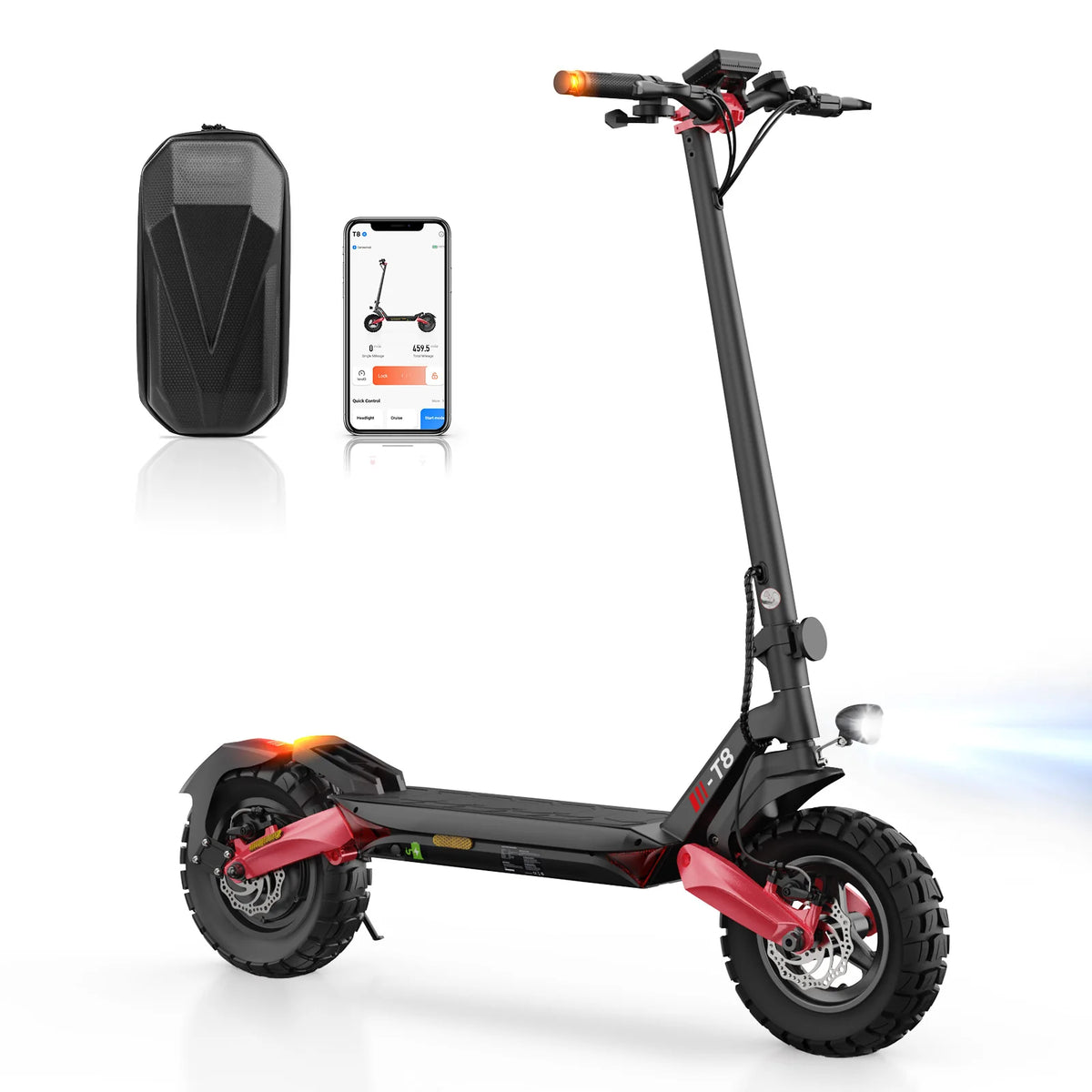 T8 Offroad-E-Scooter Mit Straßenzulassung 1200W Motor 100KM Reichweite (ABE,eKFV)